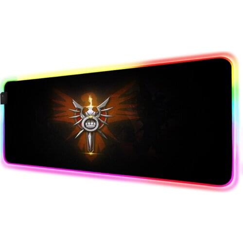 Game League of Legends LOGO Large Mouse Pad RGB Gamer Accessories LED Computer PC with Backlight USB Computer Mause Game Carpet