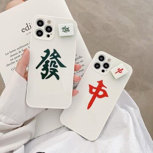 Funny Chinese characters style Phone Case for iPhone XS Max XR XS X 8 7 6 6S Plus SE 2020 silicone soft cover coque
