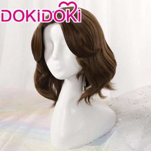 DokiDoki-SR Game Identity V Mary Cosplay Wig Mrs.Red Bloody Queen Shoes Identity V Mary Cosplay Wig Mrs.Red Bloody Queen Wig