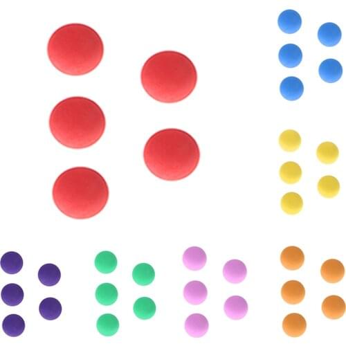 Pack of 5 2.5'' Bouncing Ball Elastic Jumping Ball EVA Sponge Ball Kid Outdoor Sport Activity Game Pet Dog Ball Stress Relax Toy