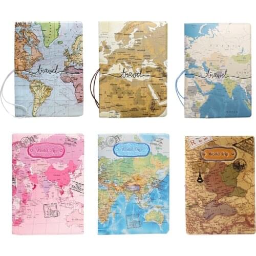 Cute PVC Travel Passport Holder Case Pink Blue Womens Cover On The Passport Cover Fashion Women Men Travel Wallet for Passports