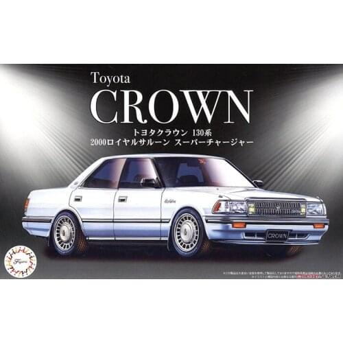 Fujimi Plastic Assembly Car Model 1/24 Scale Toyota Crown 130 2000 Royal Saloon Adult Collection DIY Assembly Kit 03994