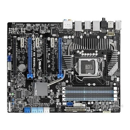 Original motherboard for for ASUS P8P67 WS Revolution LGA 1155 DDR3 I3 I5 I7 32GB USB3.0 P67 desktop motherboard