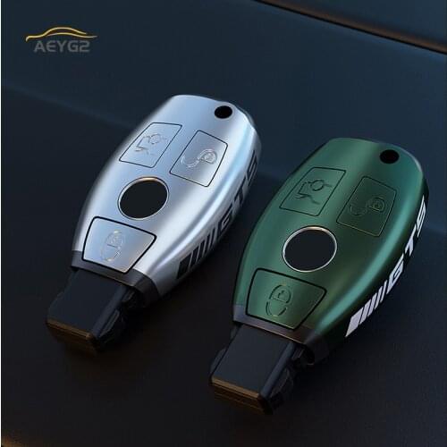 PC Car Remote Key Cover Case Shell Fob For Mercedes Benz A B R G Class GLK GLA GLC GLR W204 W251 W463 W176 W210 W202 Accessories