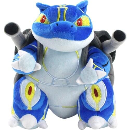 20cm Takara Tomy Stuffed Animals Kyogre Fusion Blastoise Plush Doll Anime Pokemon Tortoise Sea Turtle Holiday Gifts for Children