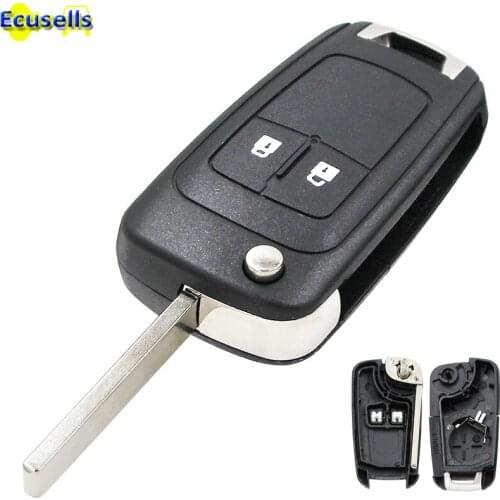 2 button blank remote Key Shell case fob for Opel Astra J Mokka Insignia Adam Astra J Cascade Karl Zafira C HU100 uncut