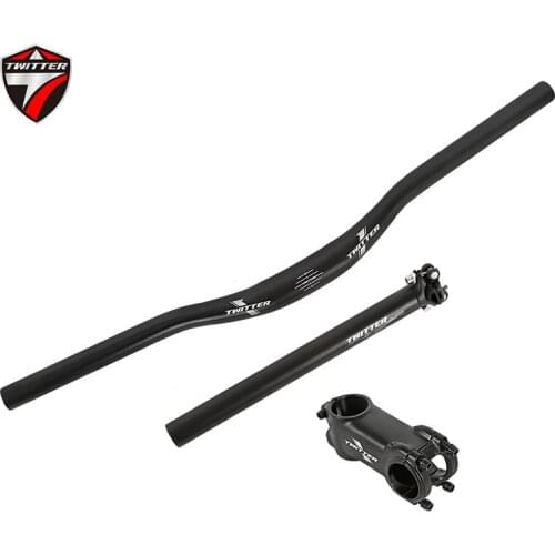TWITTER Handlebar three piece bicycle handlebar carbon fiber aluminum alloy Zhiyan turns mountain road riders into an integral