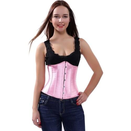 SEXY Gothic Underbust Corset and Waist Court tunic corset cincher Bustiers Top Workout Shape Body Belt Plus size Lingerie S-6XL