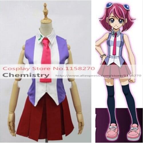 Yu-Gi-Oh! Arc-V Yu Gi Oh Arc V Trading Card Game Zuzu Boyle Yuzu Hiiragi Cosplay Costume