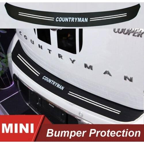 Carbon fiber car bumper protection sticker For BMW MINI countryman R60