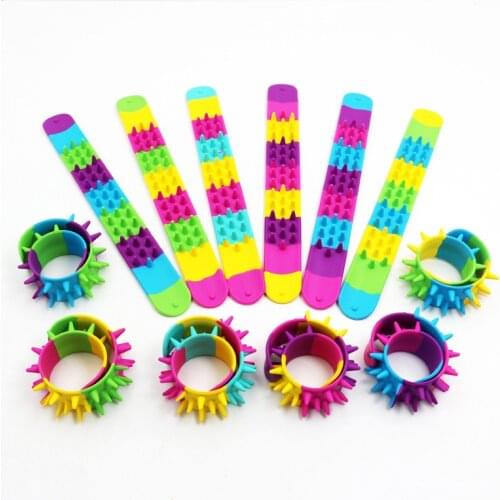 Jiangzimei 24pcs New styles Unicorn Leopard, Point, Zebra, Wool Silicone Bracelet for Kid Children boys girls party gift