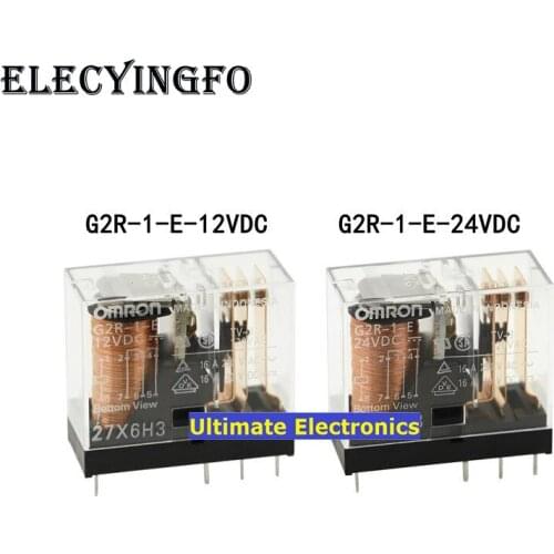 4pcs G2R-1-E-12VDC G2R-1-E-24VDC DC12V DC24V 16A power relay