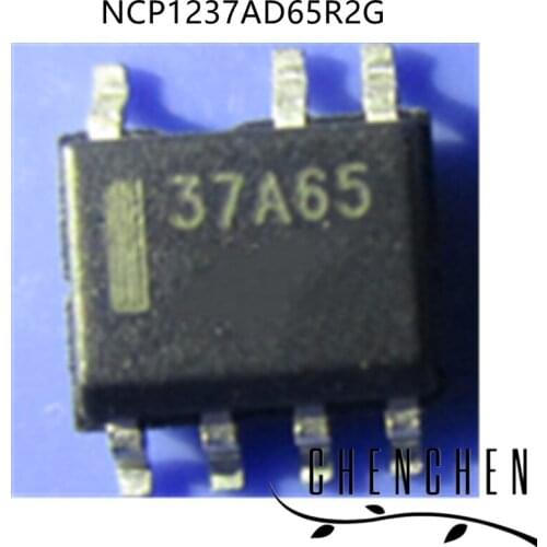 5pcs/lot NCP1237AD65R2G 37A65 SOP7 100% New