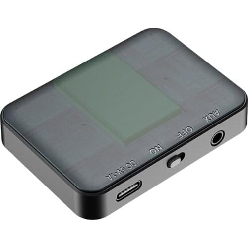 C31 Bt 5.0 Transmitter and Receiver 3.5mm Wireless Bt Adapter Smart Black