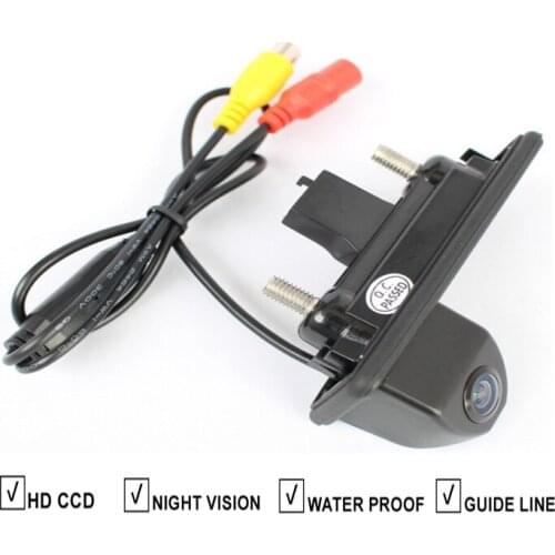 CCD Car Trunk Handle Rear View Reverse Camera For AUDI A1 SKODA Roomster Fabia Octavia Yeti Superb Auto Backup Parking Camera HD