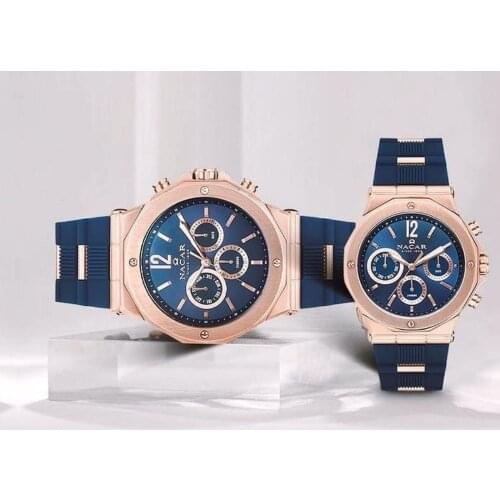 Nacar brand luxury mens watches automatic women girl stainless steel waterproof business sports mechanical wristwatch