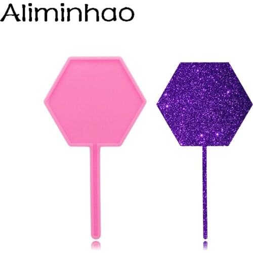 DY1304 Super glossy Silicone Mold Happy birthday card Super Glossy Resin Mold, Chocolate cake decoration tools