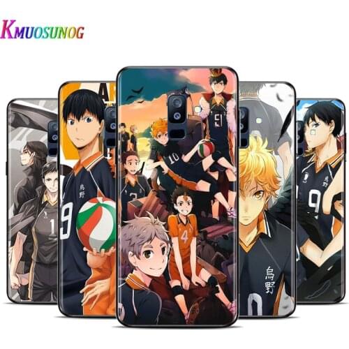 Funda Haikyuu Hinata Saldırıları For Samsung Galaxy A3 A5 A6 A7 A8 A9 A6S A8S A9S Star Plus 2016 2017 2018 Black Phone Case