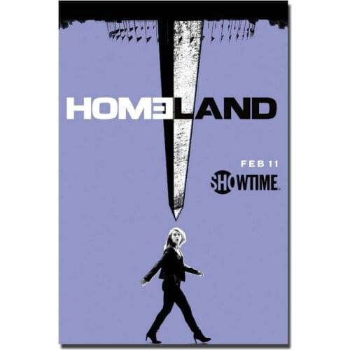J0220 Homeland 2018 Season 7 TV Series Silk Poster Art Light Canvas Home Decoration