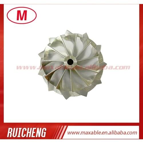 K04 46.02/58.00 mm 11+0 blades high performance turbocharger billet/milling/aluminum 2618 compressor wheel