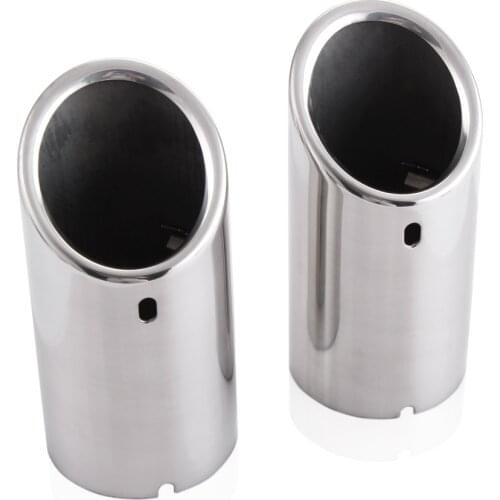 Quality Picks Stainless steel Exhaust Muffler Tip Pipe auto accessories For VW Volkswagen Jetta MK6 1.4T Golf 6 Golf 7 MK7 1.4T
