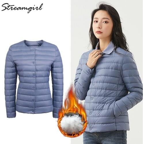 Streamgirl Lightweight Down Coat Winter Jacket Women 2020 Warm Plus Size Ultra Light Down Jacket Women Winter Coats And Jackets