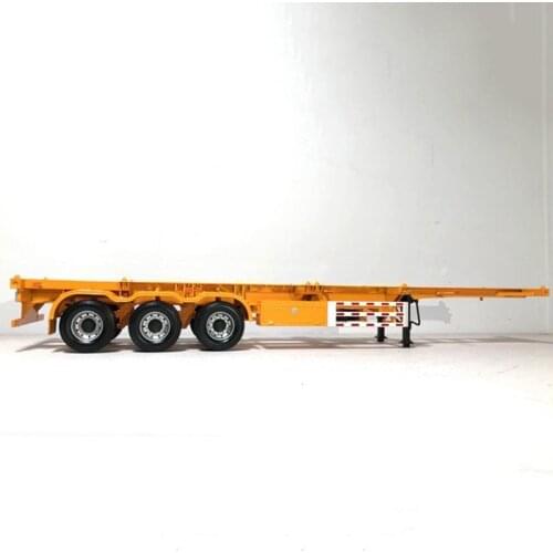 1/24 container skeleton accessories semi-trailer model alloy skeleton trailer transport vehicle model tool show gift collection