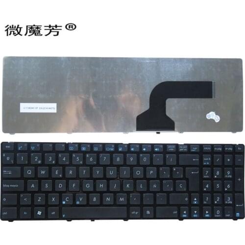 NEW SP for ASUS N50 N53SV K52 K52F K53SV A53 A52 U50 G51 N51 N52 N53 G73 Keyboard Spanish Teclado Laptop /Notebook QWERTY