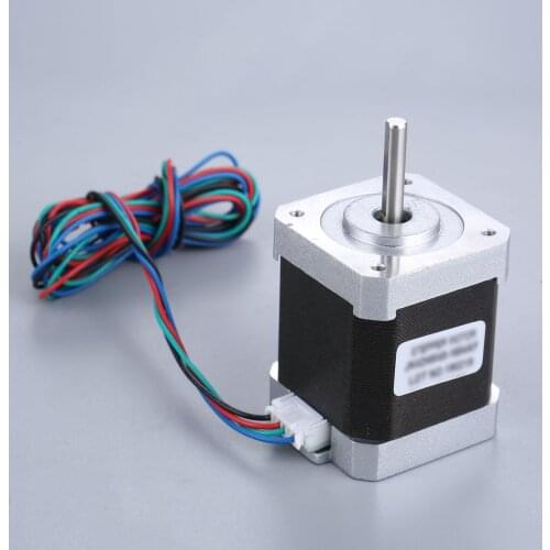Dophee Nema 17 Hybird Stepper Motor 40mm 2 Phase 3300g.cm 0.9 Degree 1.68A Stepper Motor 4 leads For 3D Printers CNC