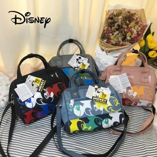 Disney Mickey Mouse Shoulder Mummy Bags Multifunctional Backpack Baby Diaper Bag Waterproof Men Women Handbag Travel Bags