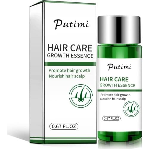 PUTIMI Hair Growth Essence Anti Hair Loss Fast Hair Growth Oil Growing Serum Health Hairs Care Products Hairs Growth Essence