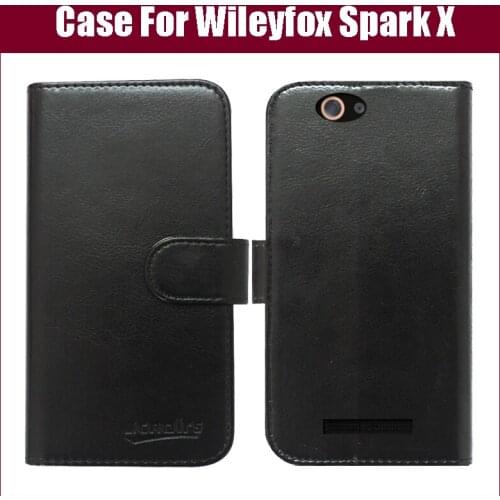 Wileyfox Spark X Case New Arrival 6 Colors High Quality Flip Leather Exclusive Phone Cover Case For Wileyfox Spark X Case