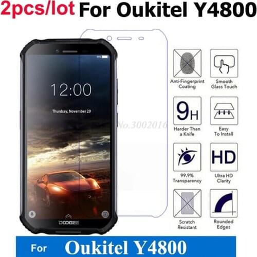 2Pc Tempered Glass For Doogee S40 Screen Protector 2.5D High Quality Explosion-proof 9H Tempered Glass For Doogee S40 Phone Film