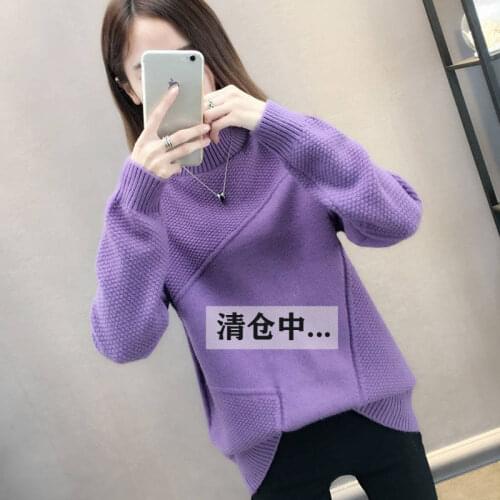 Woman Sweaters Chandails Autumn and Winter Loose Sweater Womens Sweater Turtleneck Pullover