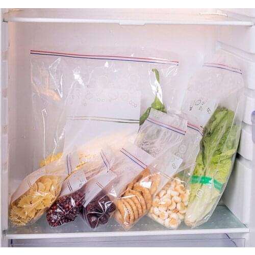 1Pc Sealed Bag Fresh Keeping Food Packaging Bag Sealing Household Plastic Packaging Bag Thickened Refrigerator Storage Bag
