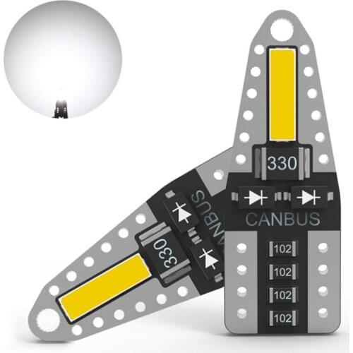 10x T10 W5W LED Canbus Bulbs 2SMD 7020 led Interior Lights for Toyota Corolla Avensis Yaris Rav4 Auris Hilux Prius Camry Celica