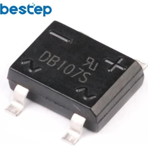 50PCS DB107S Single Phases Diode Rectifier Bridge SMD DB107