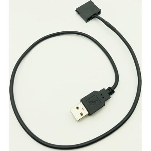 SATA to USB Power Cable Adapter USB 5V Male To 15Pin SATA Female Port Power Supply For 2.5 inch Laptop SATA HDD 22AWG Black 50cm