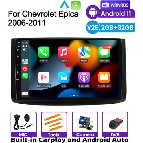 2din Android Car Radio For Chevrolet Aveo Lova Captival Epica 2006-2019 Multimedia Video Player Gps Navigation Support OBD2 DAB