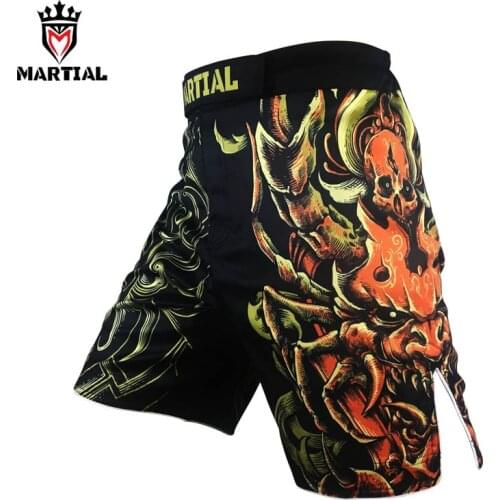 Martial : hot selling cancer constellation printed bjj shorts mma short 2019fightwear mma shorts fight muay thai trunks
