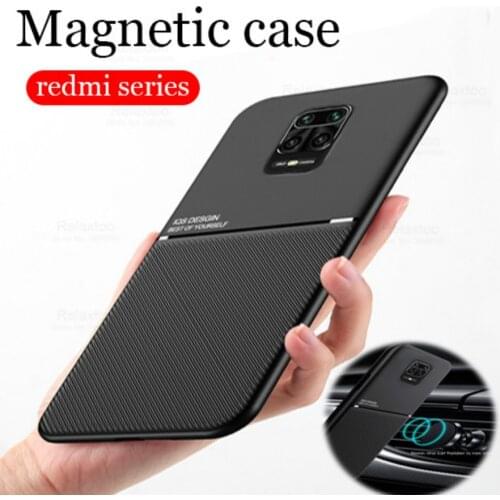Redmi note 9 pro case Magnetic Car Holder cases For xiaomi redmi note 9 pro not 9pro 9s s9 redme note9s note9pro leather case