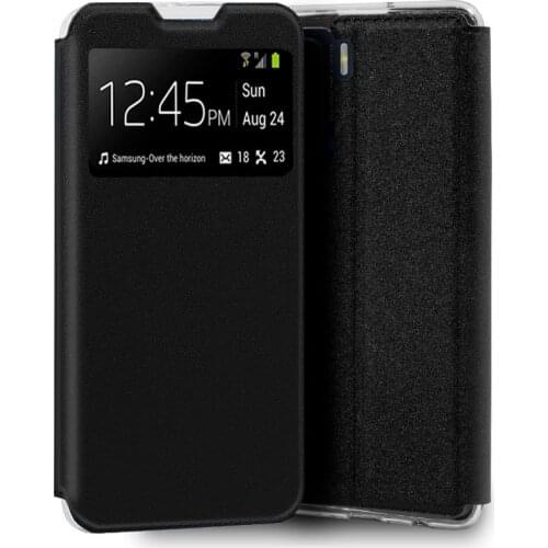 Flip Cover case Oppo A91 smooth black