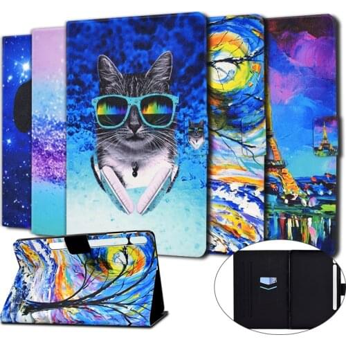 For Galaxy Tab S7 T870 11inch Case Funda For Samsung Galaxy TAB S7 Case 11"2020 SM T810 T875 Smart Stand wallet Tablet Cover