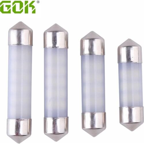 Festoon 31mm 36mm 39mm 41mm LED 3014 smd Bulb C5W C10W no polarity White Color Car Dome reading Map Light Auto Interior Lamp