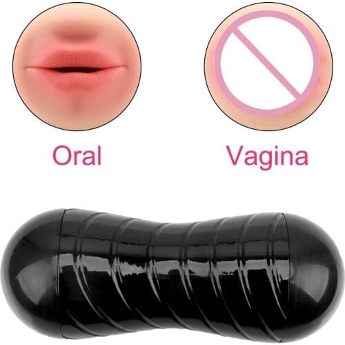 Women Realistic Vaginal Blowjob Male Masturbation Sex Toy Airplane Cup Male Masturbation Cup 3D Artificial Vagina for Men