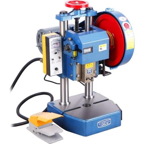 Small Professional Desktop Electric Punch Press Manual Operation Double Button Switch 220/380V 250W