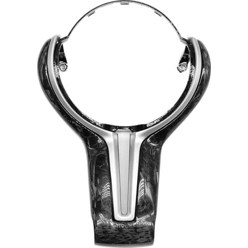 Real Carbon Fiber Steering Wheel Trim For BMW 550D 328M M Sport Steering Wheel Upgrade For BMW F10 F20 F30 F32 F34 F48 F25 F26