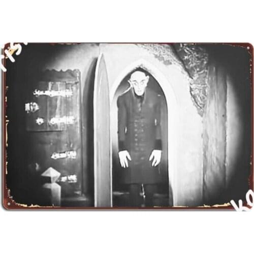 Nosferatu A Symphony Of Horrors Vintage Horror Photo Metal Signs Club Wall Decoration Wall Decor Tin sign Posters