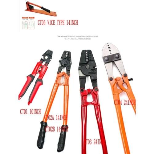 HQ CT01 Ferrule Press Pliers Crimping Tool and Steel Wire Rope Cut For 0.1-5MM Wire Rope Cable And All Types Ferrule