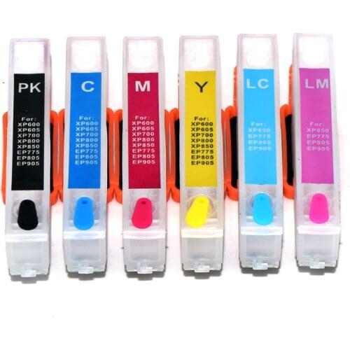 5PCS 273 273XL Refillable Ink Cartridge with auto reset chip for epson XP-520 XP-600 XP-610 XP-620 XP-700 XP-800 XP-810 XP-820